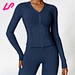 Our cropped workout jacket is both stylish and functional, perfect for workouts or casual wear. Shop now for high-quality activewear.